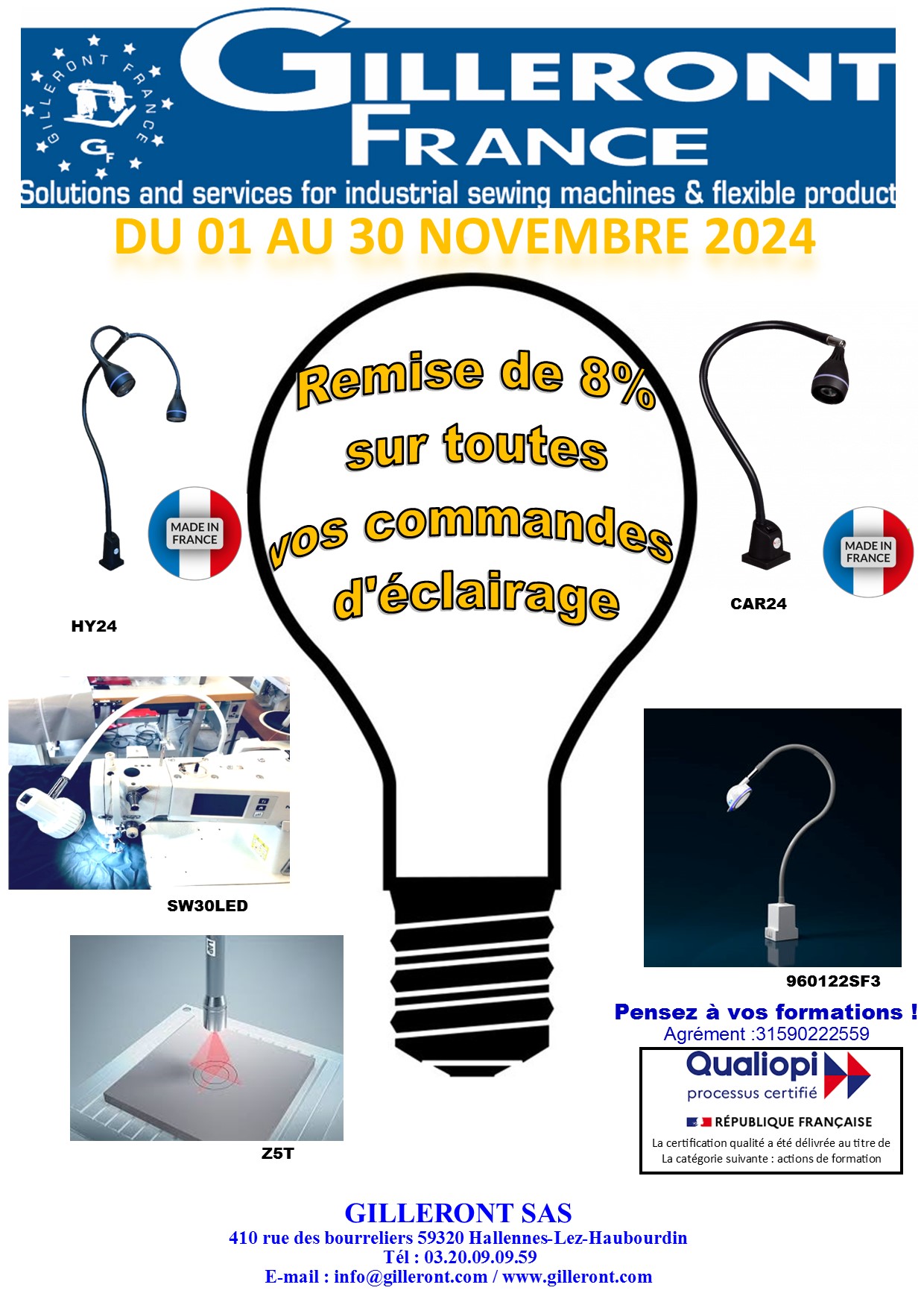 PROMO LAMPES NOVEMBRE 2024