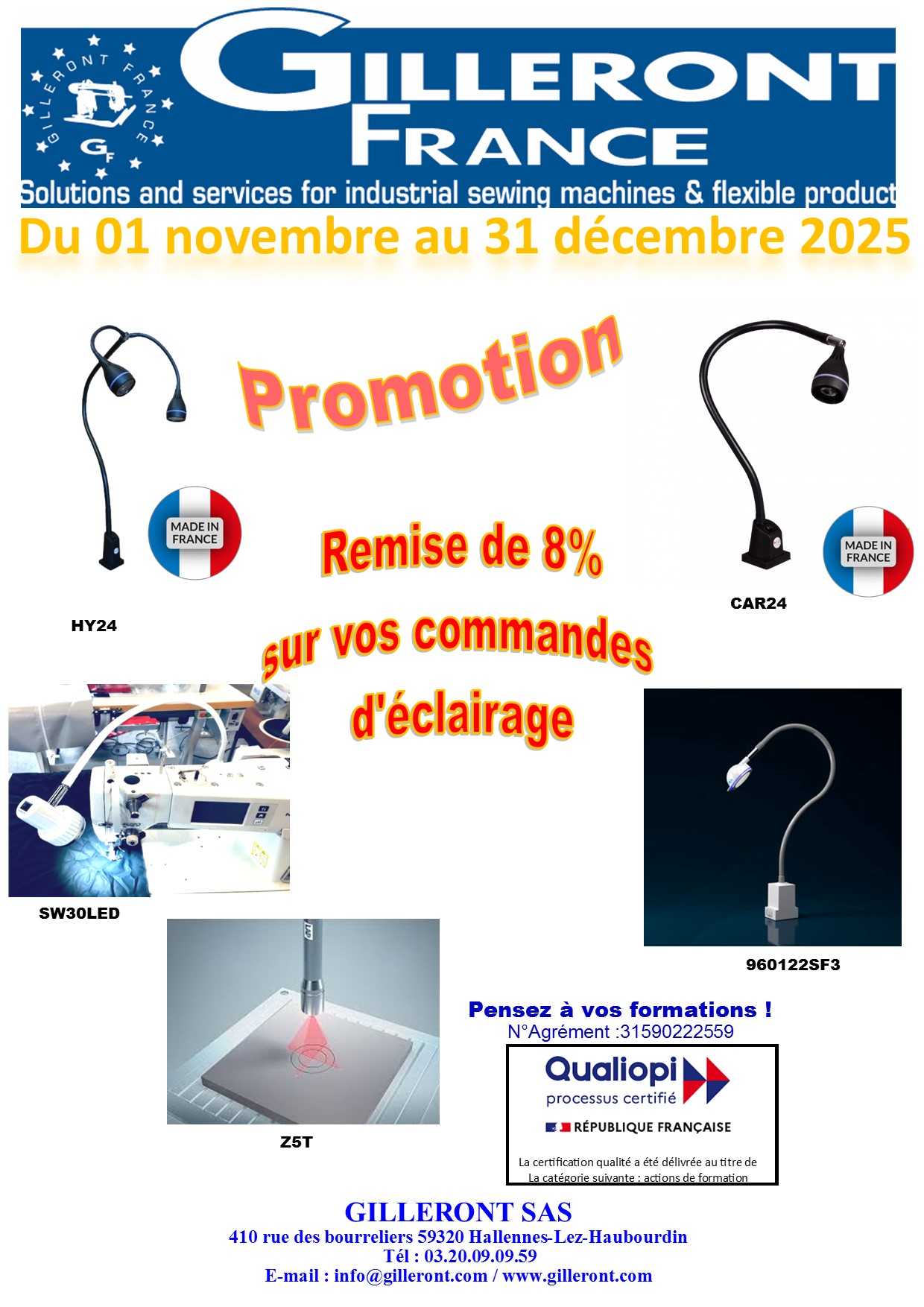 PROMO LAMPES NOVEMBRE 2025