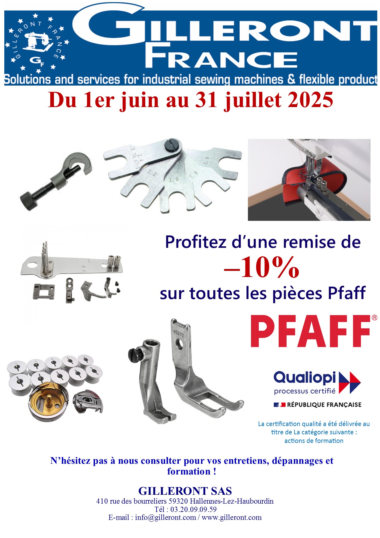 PROMOTION PFAFF JUIN 2025